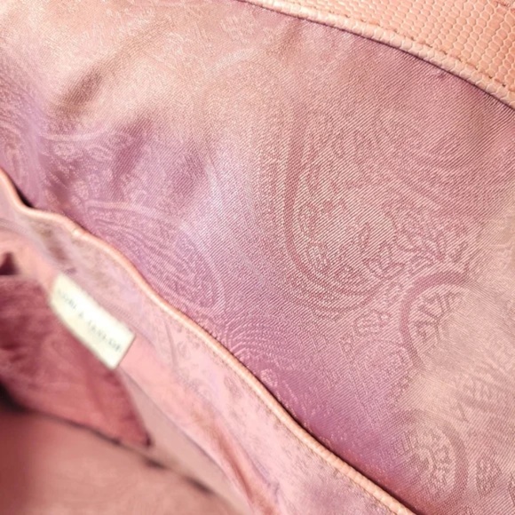 Vintage Lord & Taylor Reptile Pattern Leather Bag - Picture 13 of 15